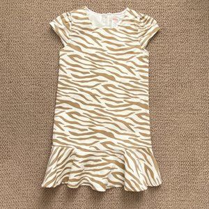 Gymboree Velveteen Right Meow Tiger Stripe Dress - NWT Size 7